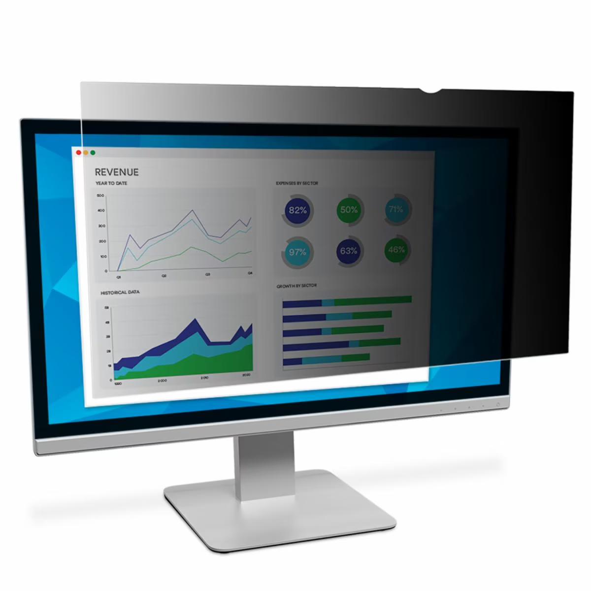 Filtr prywatyzujący 3M™ PF190W1B do monitora 19" (16:10)